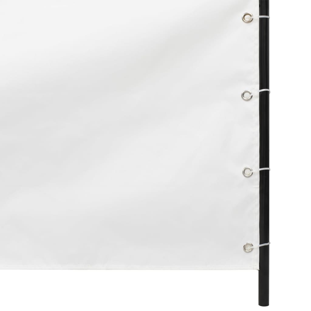 vidaXL Paravan de balcon, alb, 80x240 cm, țesătură oxford