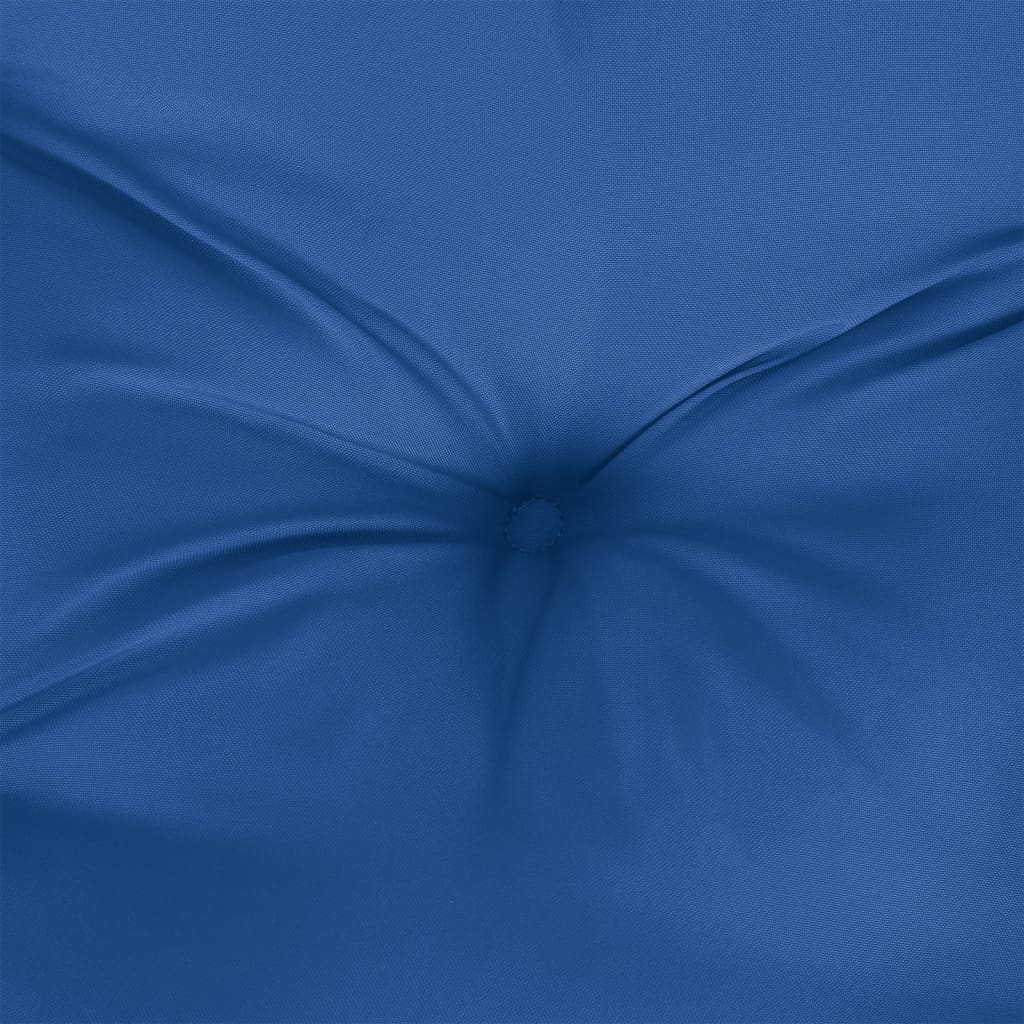 vidaXL Pernă pentru paleți, albastru regal, 80x40x10 cm, textil