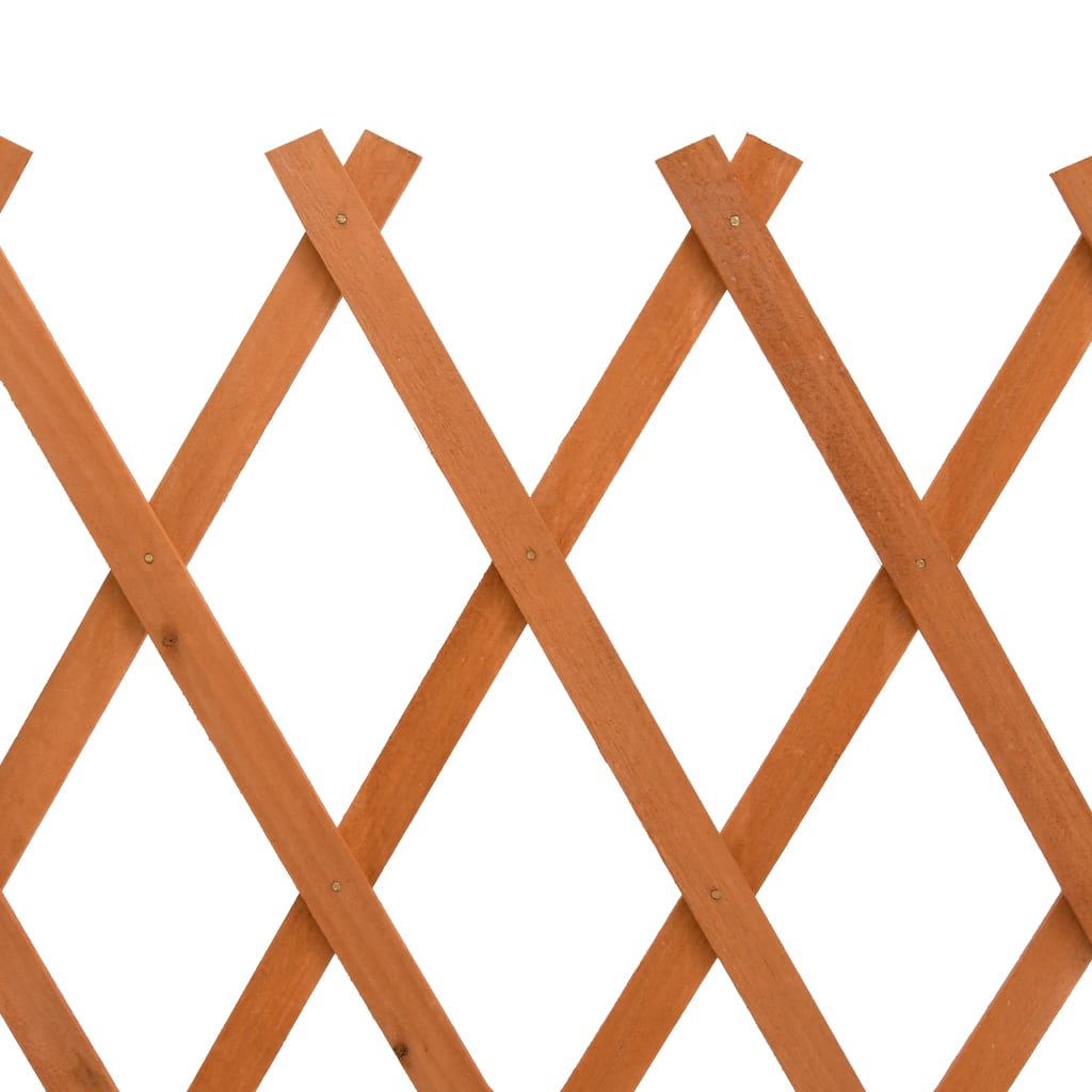 vidaXL Gard cu zăbrele de grădină, portocaliu, 150x80 cm, lemn de brad