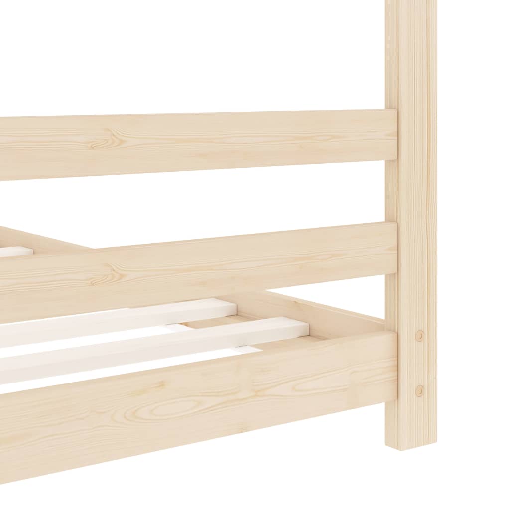 vidaXL Cadru pat de copii, 70 x 140 cm, lemn masiv de pin