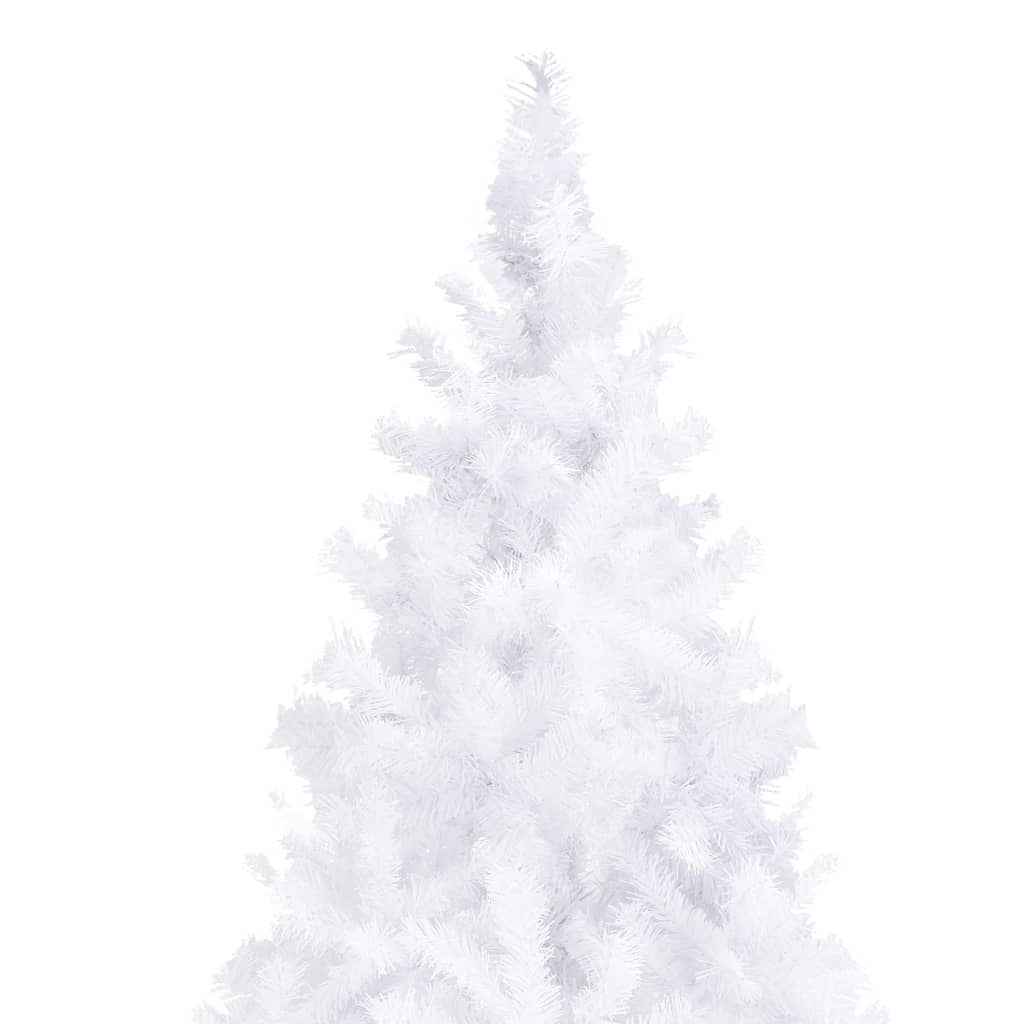 vidaXL Brad de Crăciun artificial pre-iluminat, alb, 400 cm