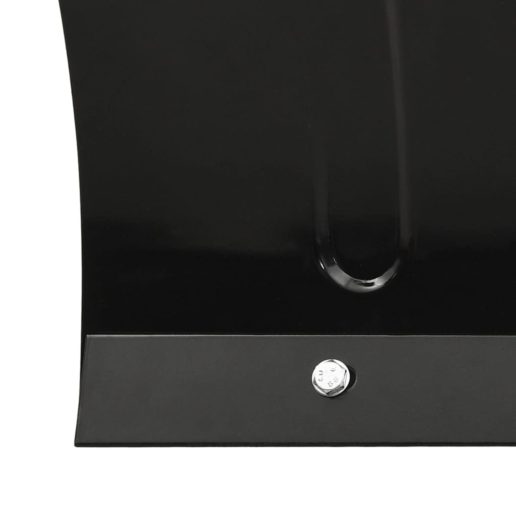 vidaXL Plug de zăpadă pentru stivuitor, negru, 150x38 cm