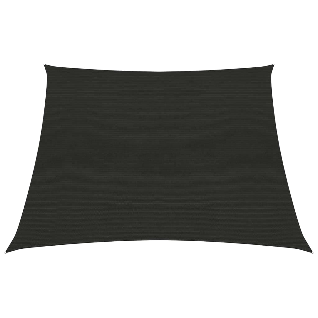 vidaXL Pânză parasolar, negru, 3/4x2 m, HDPE, 160 g/m²