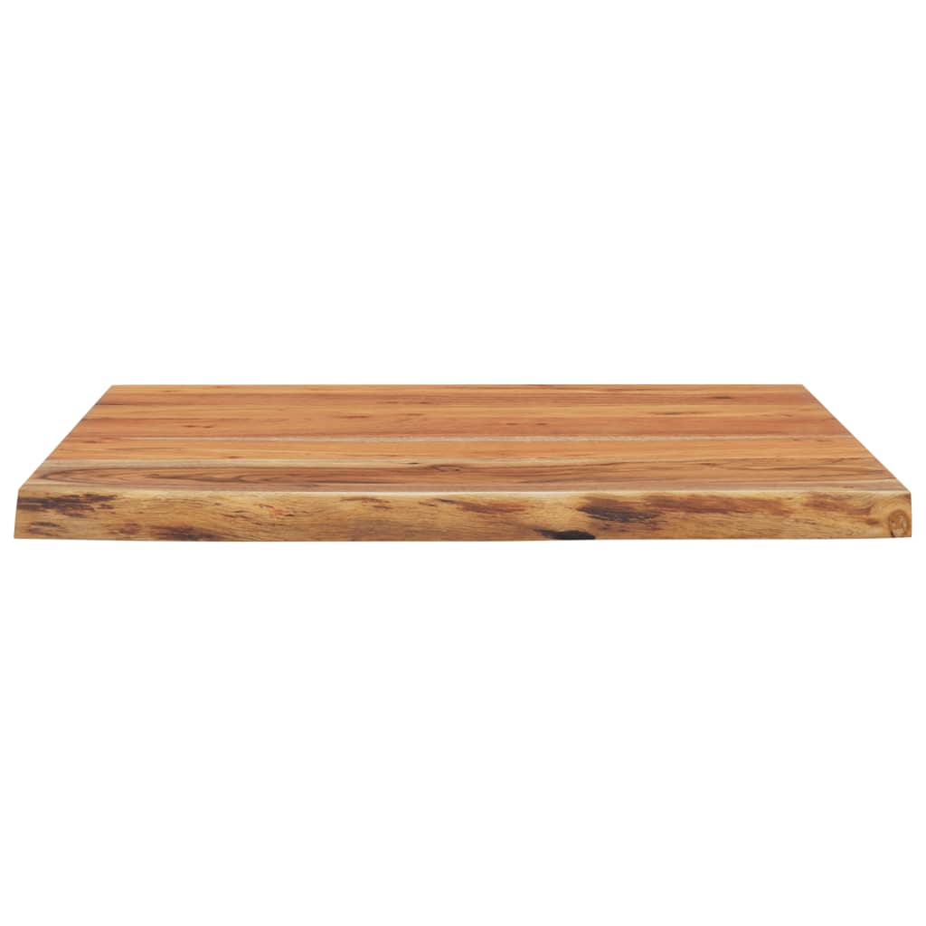 vidaXL Blat birou 80x80x2,5 cm, pătrat, lemn masiv acacia margine vie