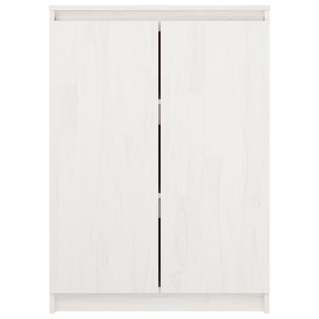 vidaXL Servantă, 60x36x84 cm, alb, lemn masiv de pin