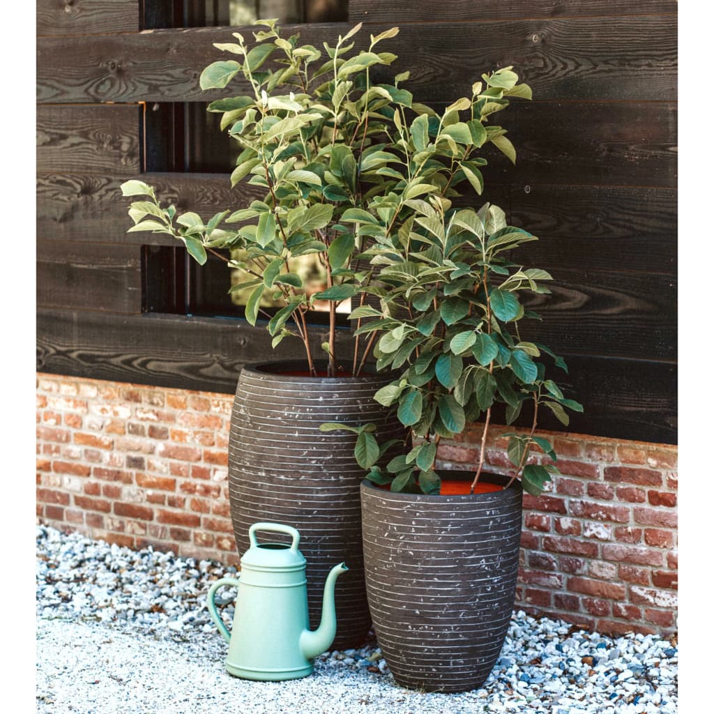 Capi Vas de plante "Nature Row" elegant, verde măsliniu, 46x58 cm mic