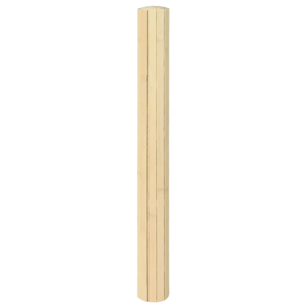 vidaXL Covor dreptunghiular, natural deschis, 60x200 cm, bambus