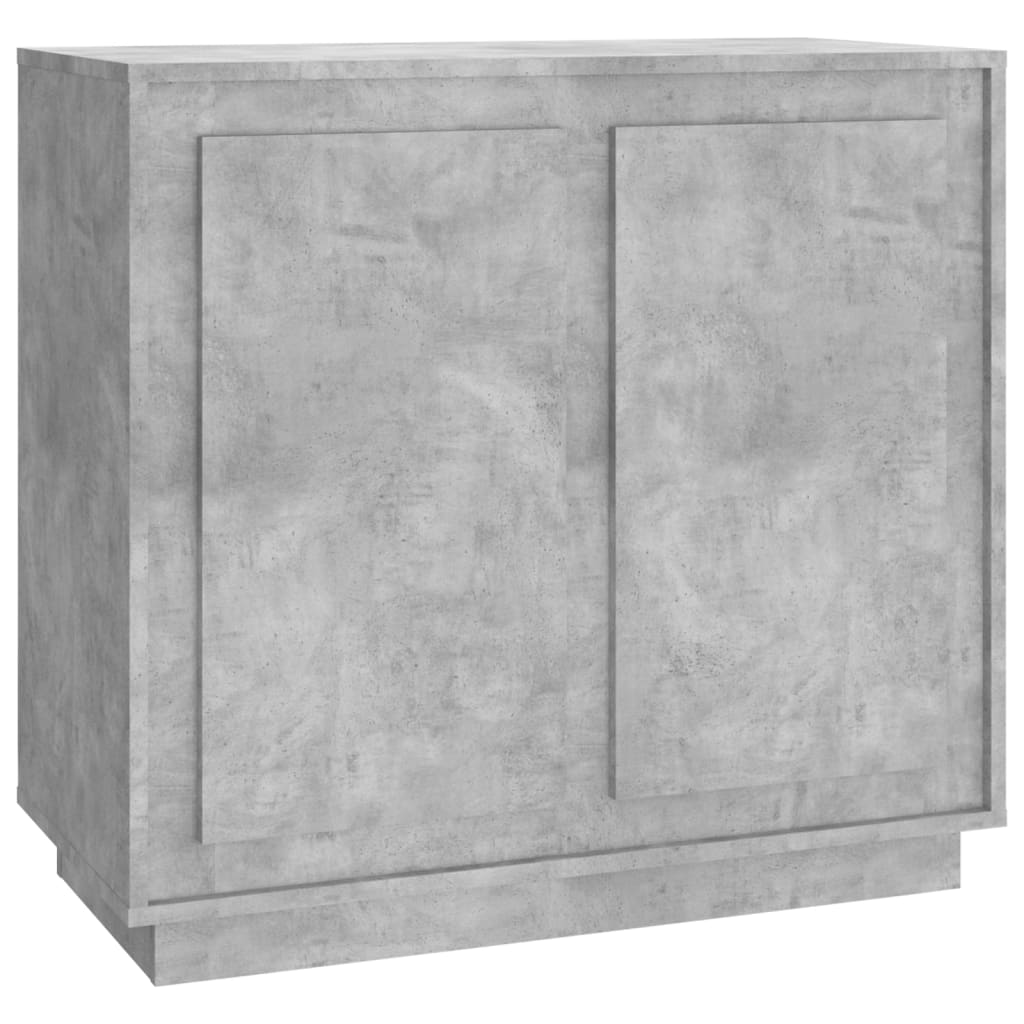 vidaXL Servantă, gri beton, 80x34x75 cm, lemn prelucrat