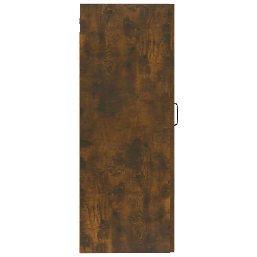 vidaXL Dulap suspendat, stejar fumuriu, 35x34x90 cm, lemn prelucrat