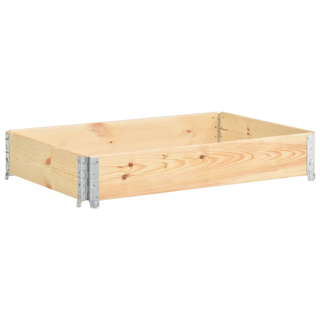 vidaXL Ramă pentru paleți, 80 x 120 cm, lemn masiv de pin