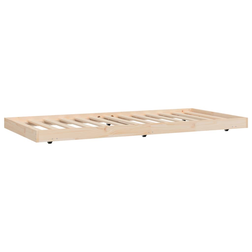 vidaXL Cadru de pat, 90x190 cm, lemn masiv de pin