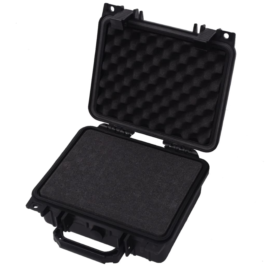 vidaXL Valiză de protecție echipamente, 27x24,6x12,4 cm, negru