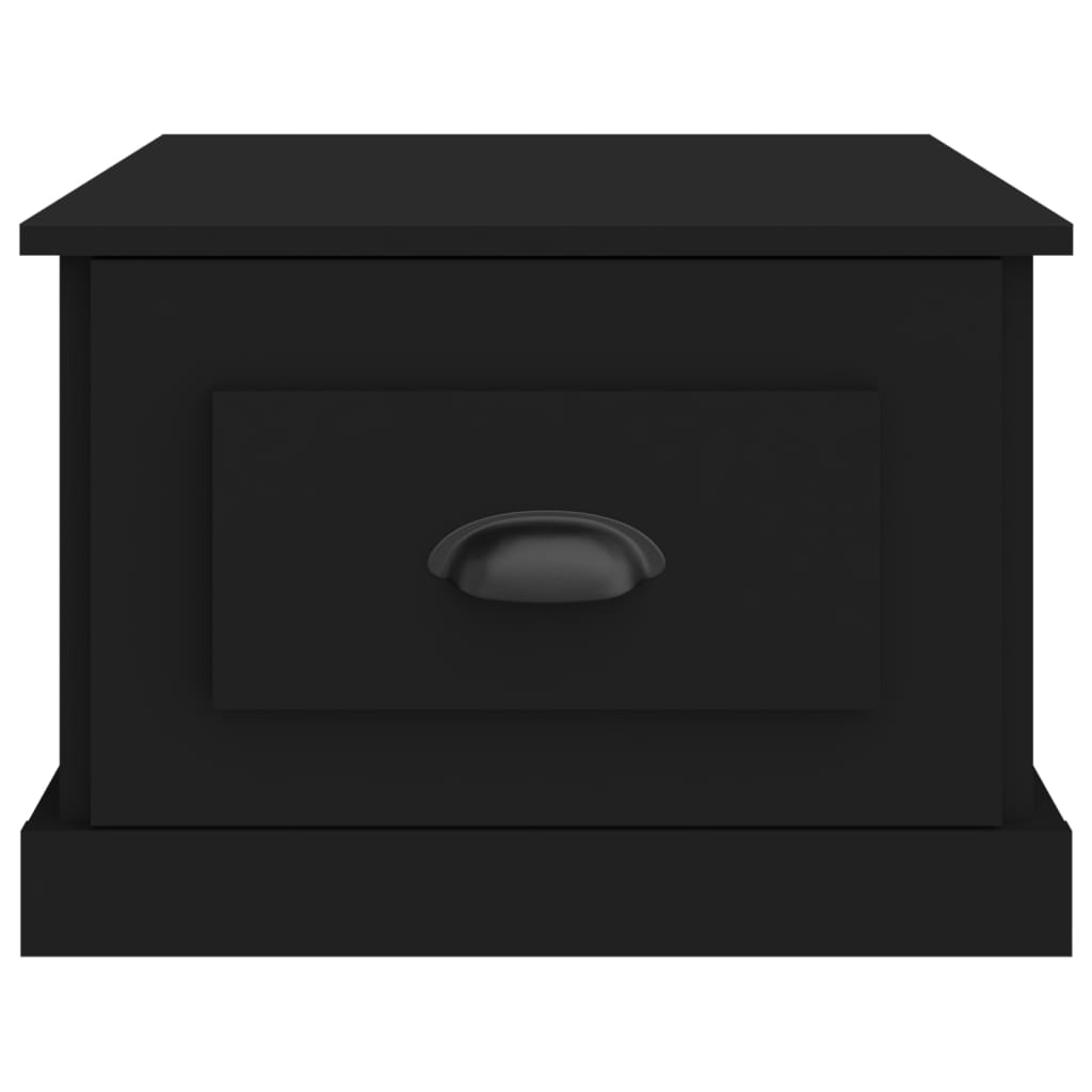vidaXL Măsuță de cafea, negru, 50x50x35 cm, lemn compozit