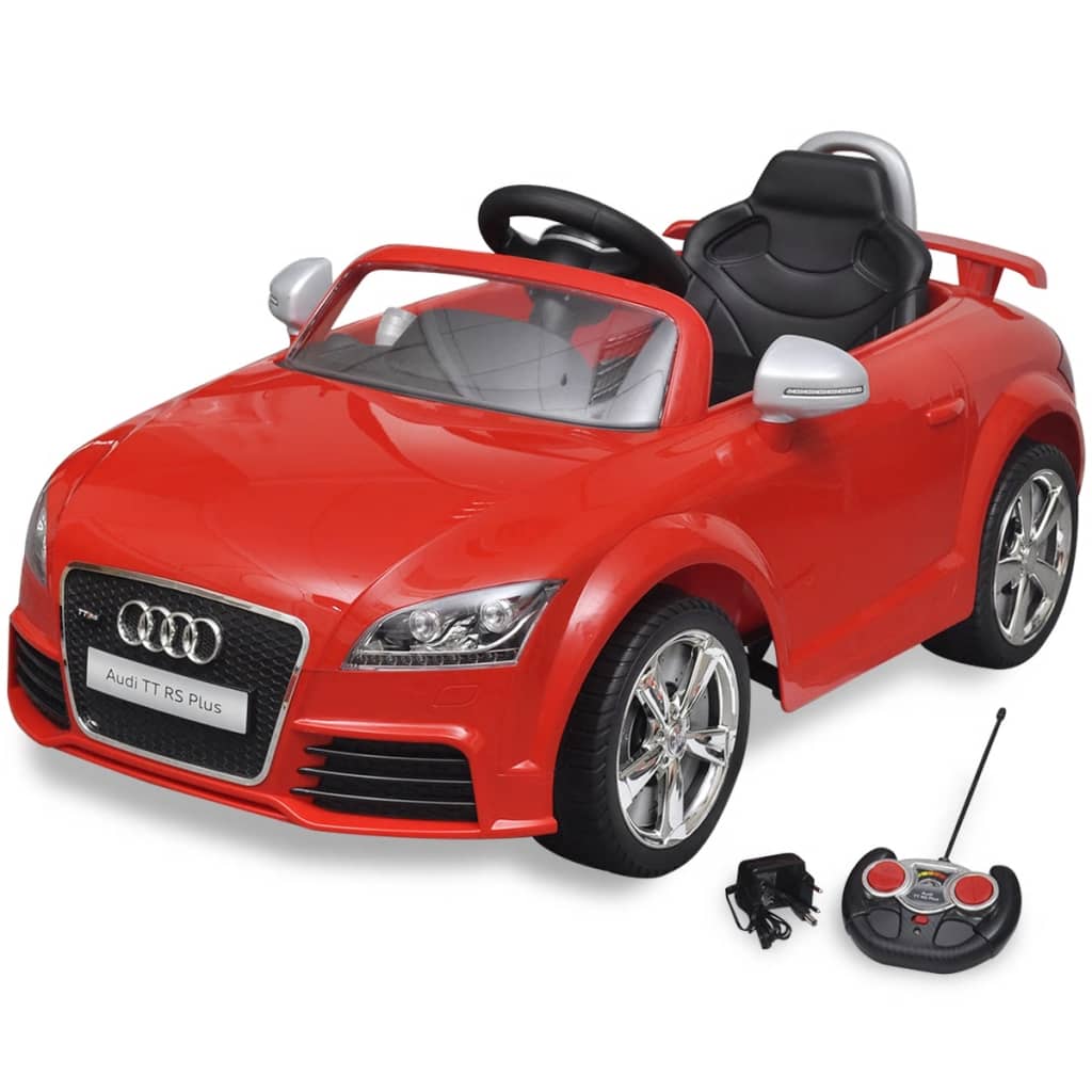 vidaXL Mașinuță pentru copii Audi TT RS, cu telecomandă, roșu