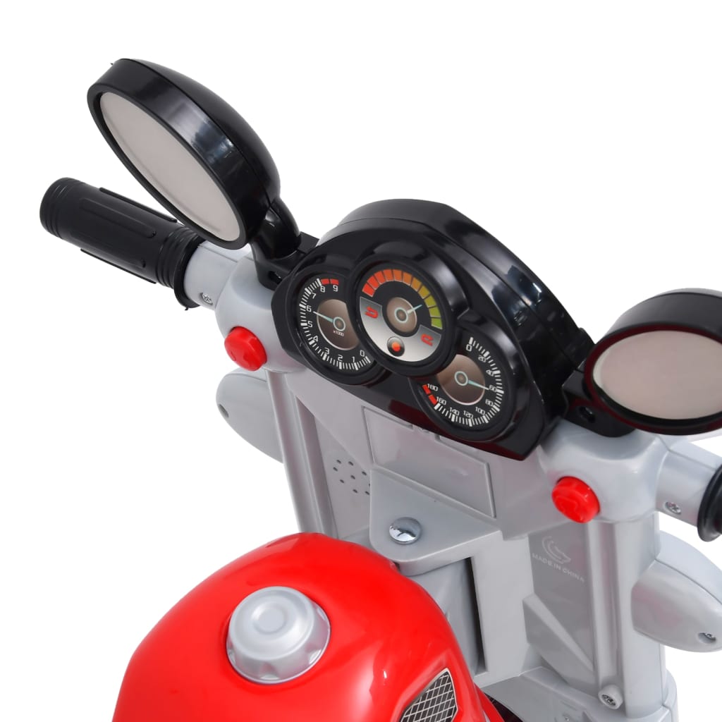 vidaXL Tricicletă pentru copii, roșu