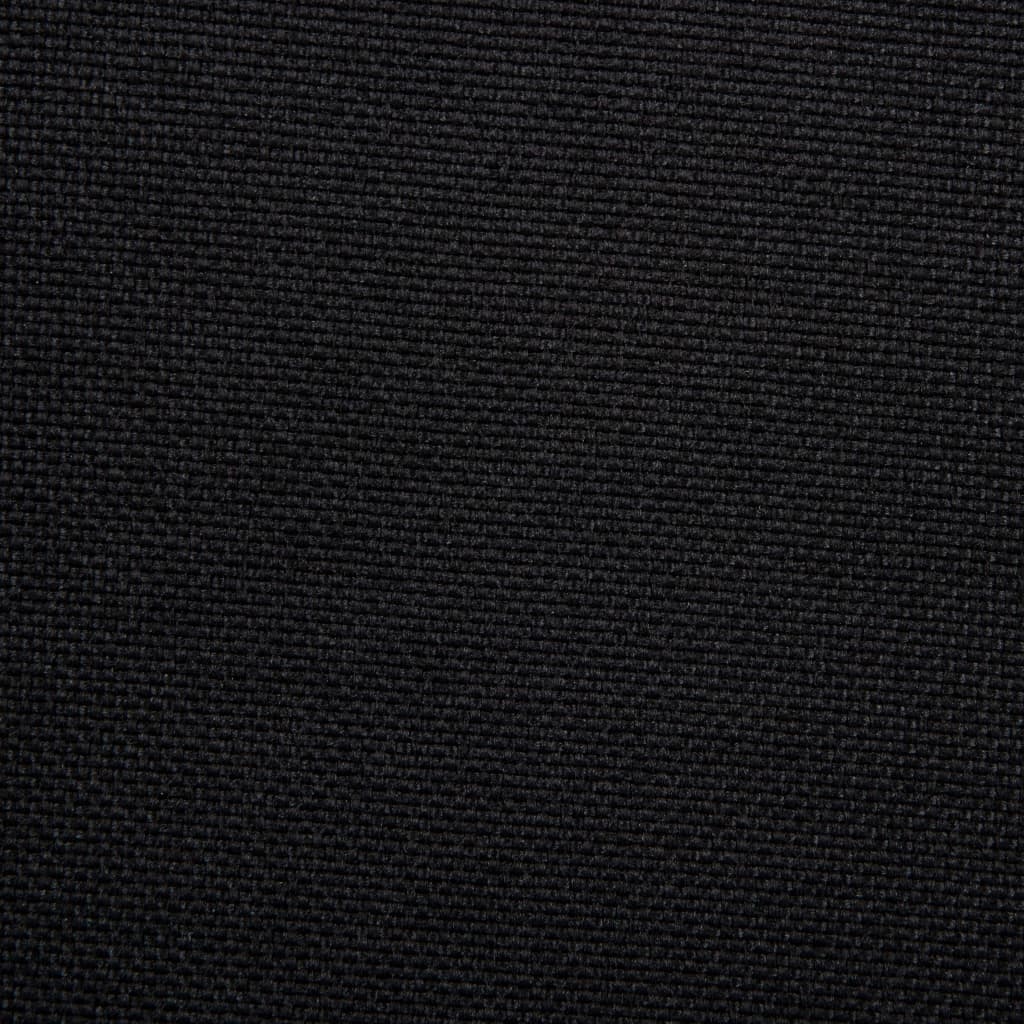 vidaXL Scaun de birou pivotant, negru, material textil