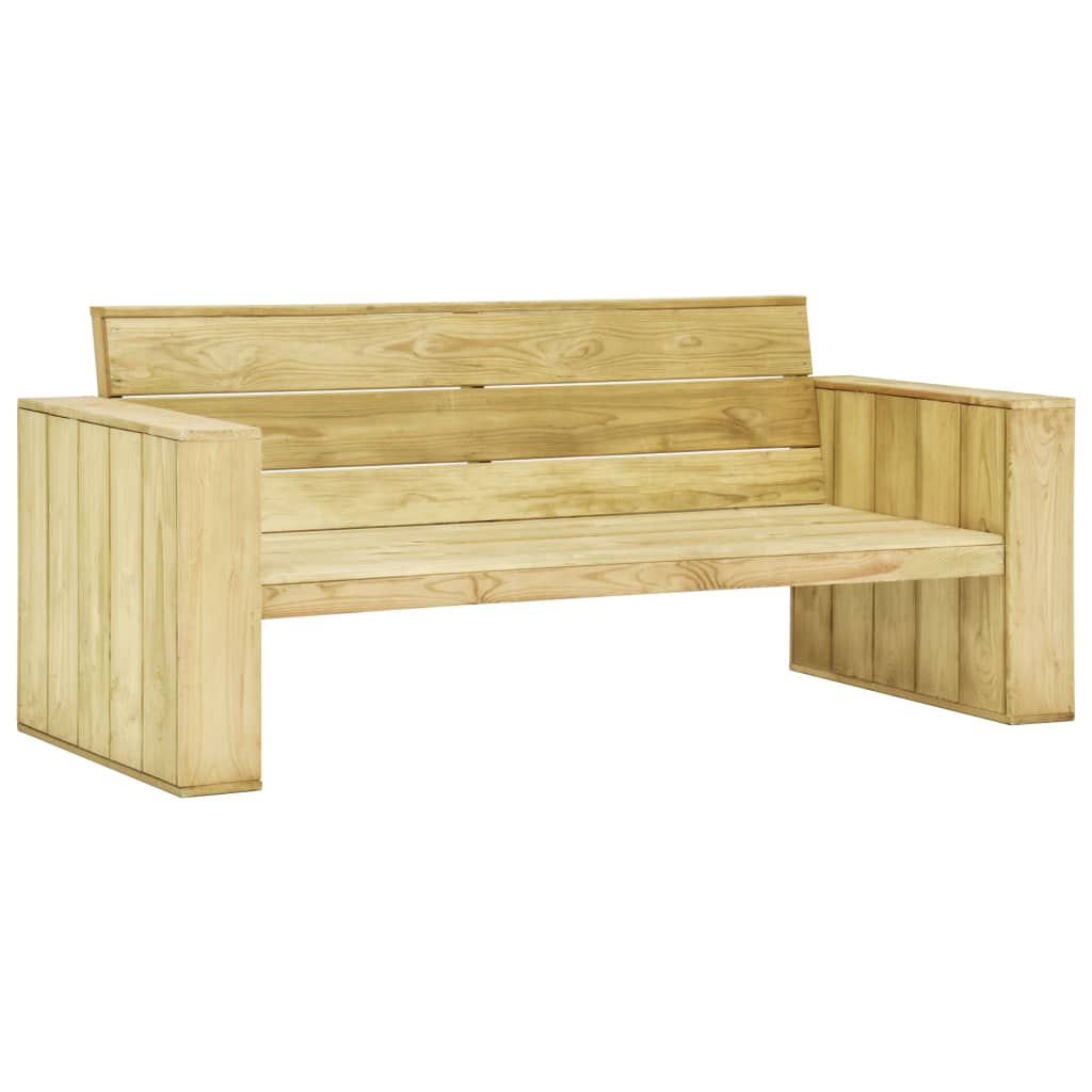 vidaXL Set mobilier de grădină, 2 piese, lemn de pin tratat