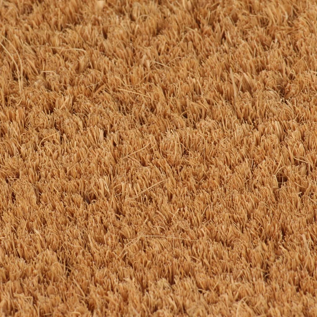 vidaXL Covoraș de ușă natural, 90x150 cm, fibre de cocos