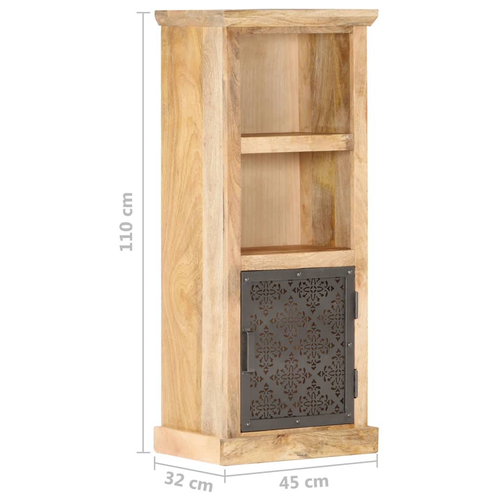 vidaXL Dulap înalt cu ușă, 45 x 32 x 110 cm, lemn masiv de mango