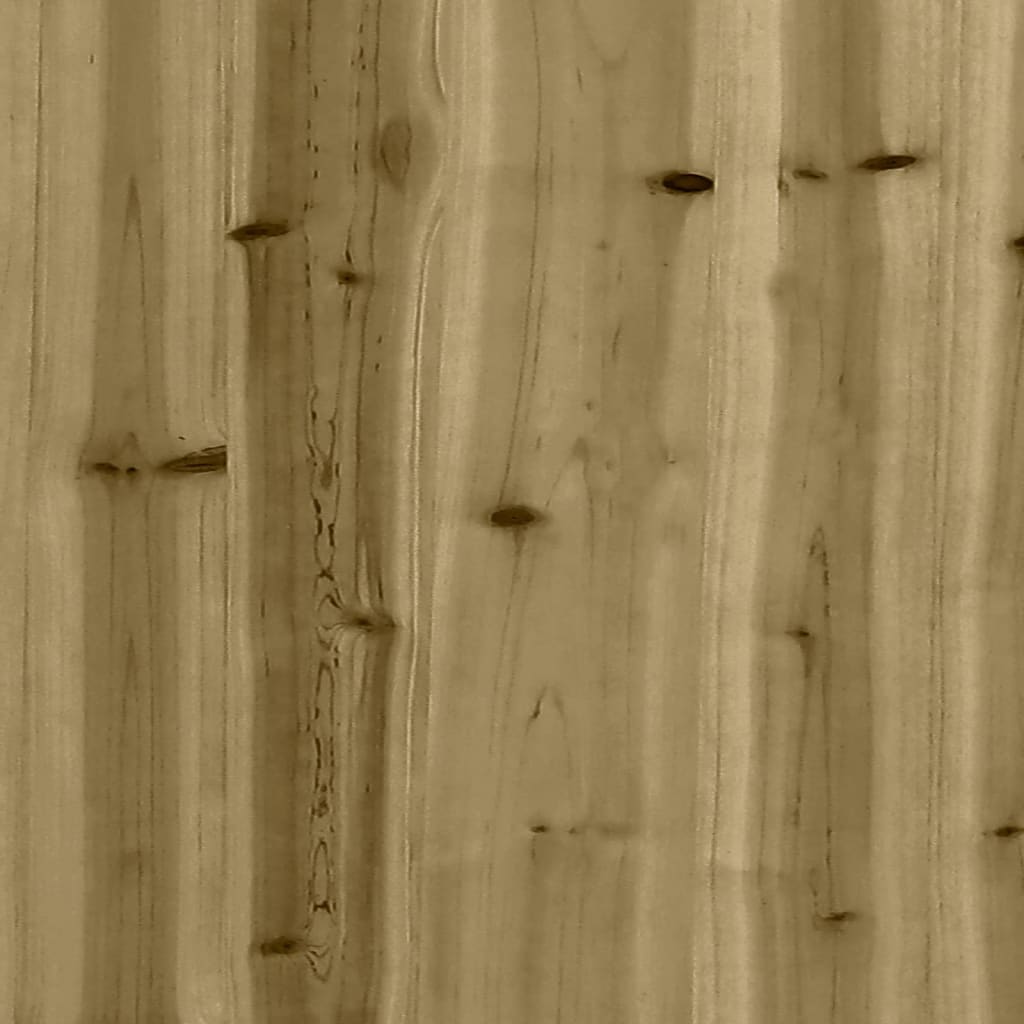 vidaXL Taburet de grădină, 62x63,5x53,5 cm, lemn masiv de pin