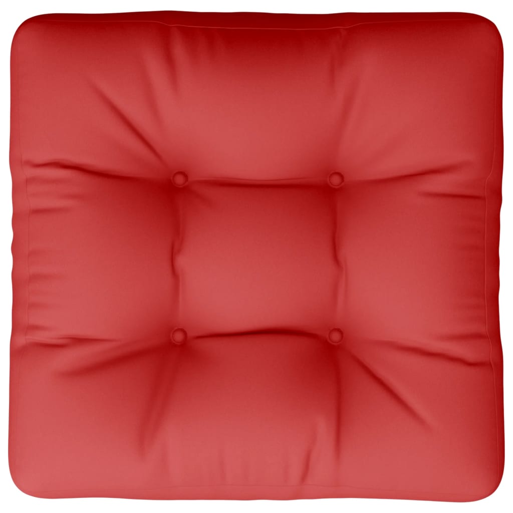 vidaXL Pernă de paleți, roșu, 60x60x12 cm, material textil
