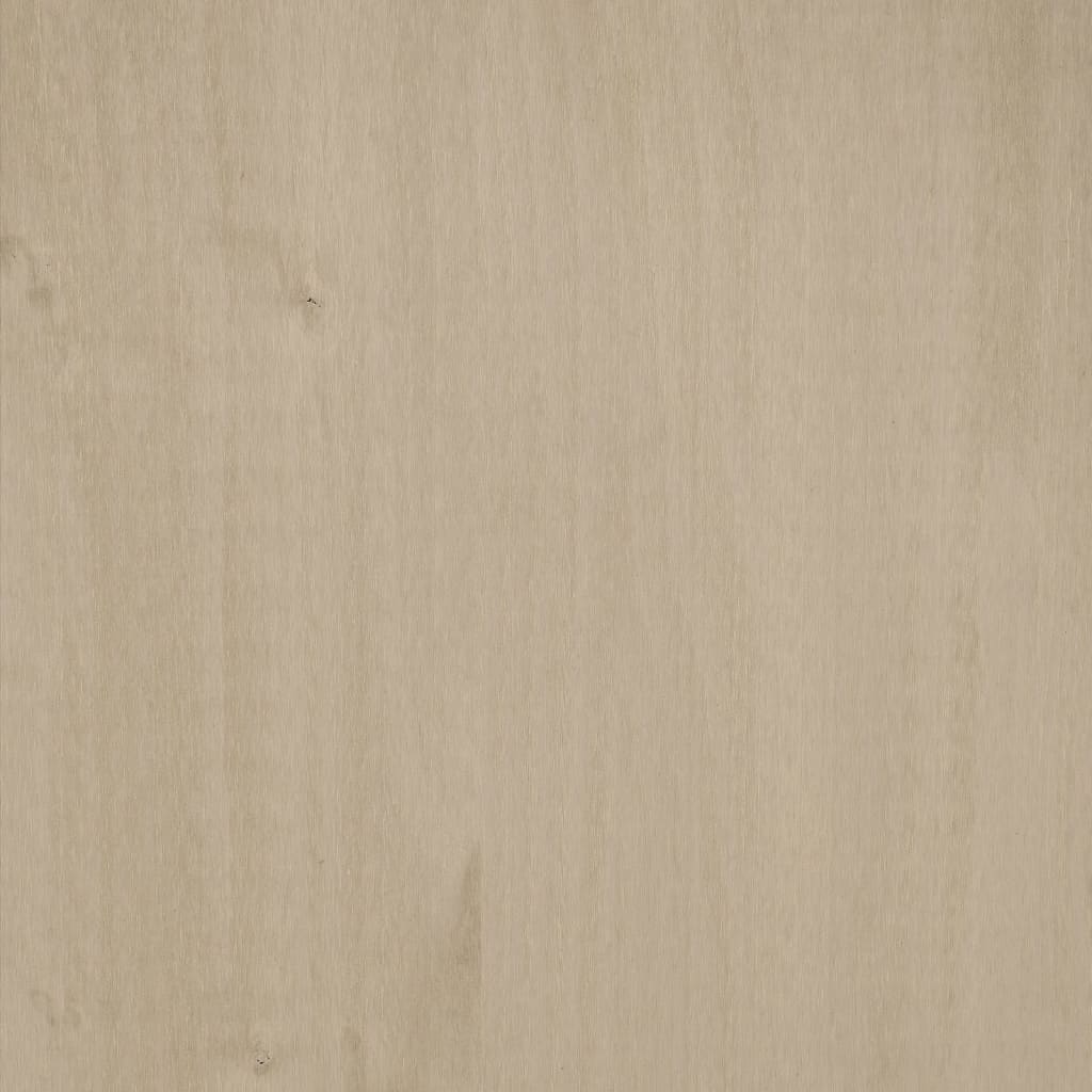vidaXL Pantofar „HAMAR”, maro miere, 59,5x35x117 cm, lemn masiv pin