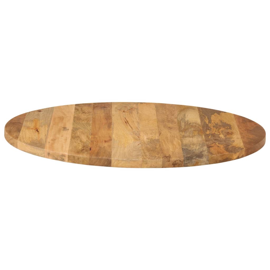 vidaXL Blat de masă rotund, Ø 70x3,8 cm, lemn masiv de mango brut