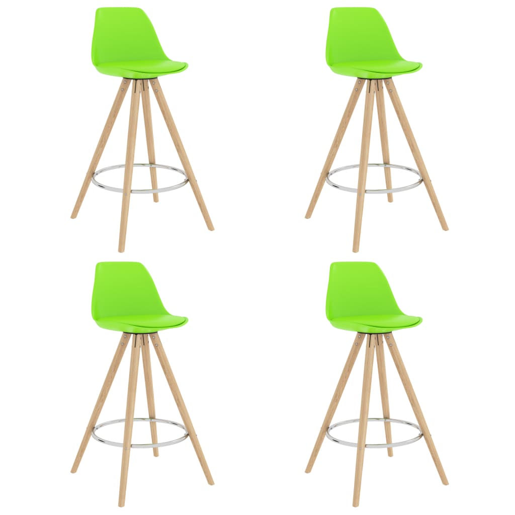 vidaXL Set mobilier de bar, 5 piese, verde