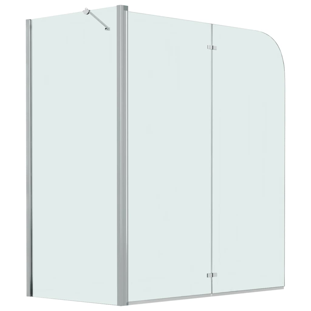 vidaXL Cabină de duș dublu-pliabilă, 120x68x130 cm, ESG