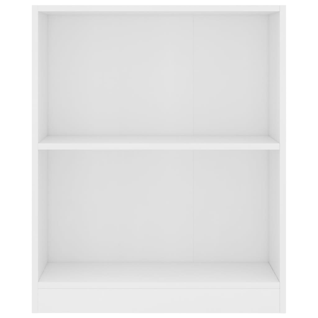 vidaXL Bibliotecă, alb, 60x24x76 cm, lemn compozit