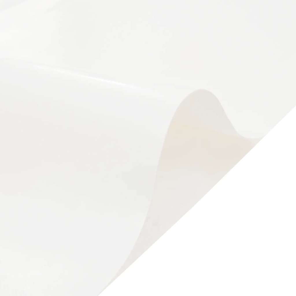 vidaXL Prelată, alb, 1,5x20 m, 650 g/m²