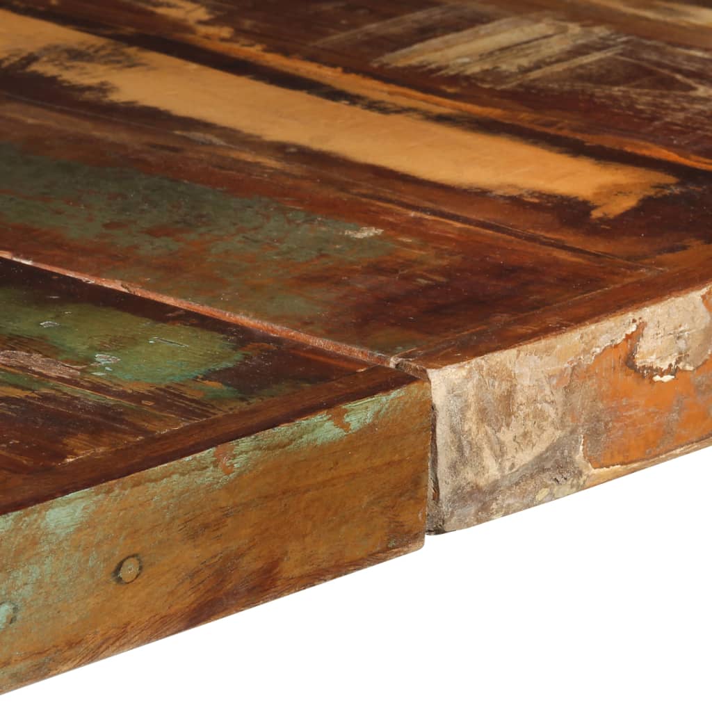 vidaXL Masă de bucătărie, 140x140x75 cm, lemn masiv reciclat