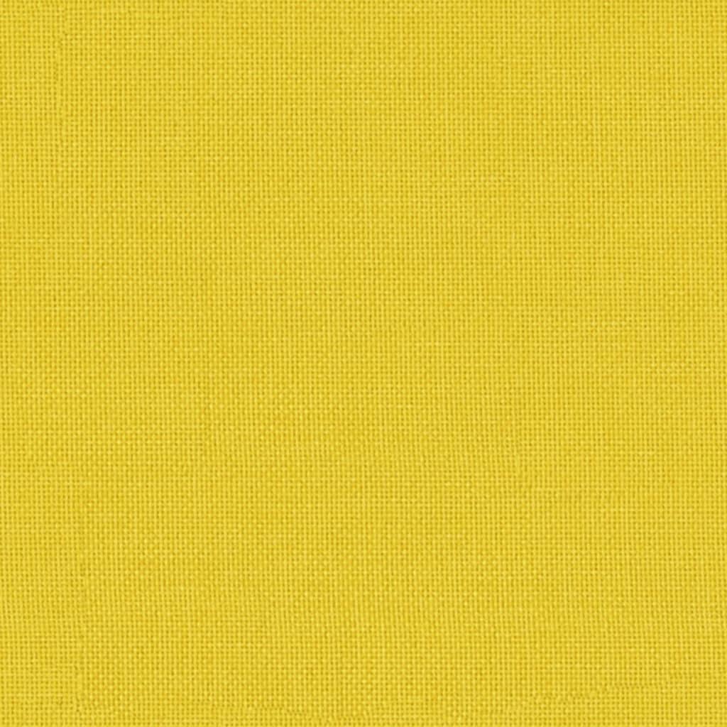 vidaXL Fotoliu cu ridicare, galben deschis, textil