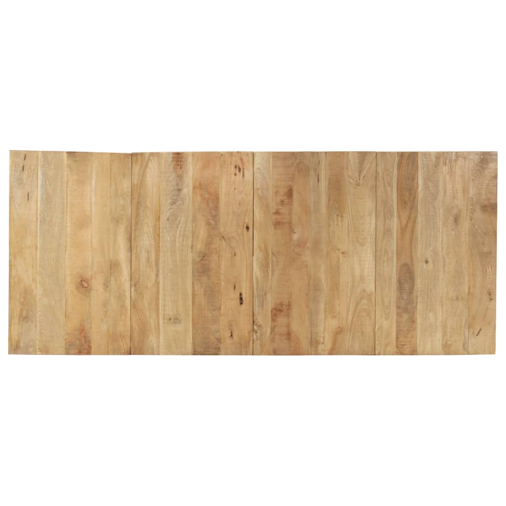 vidaXL Masă de bucătărie, 240 x 100 x 76 cm, lemn de mango nefinisat