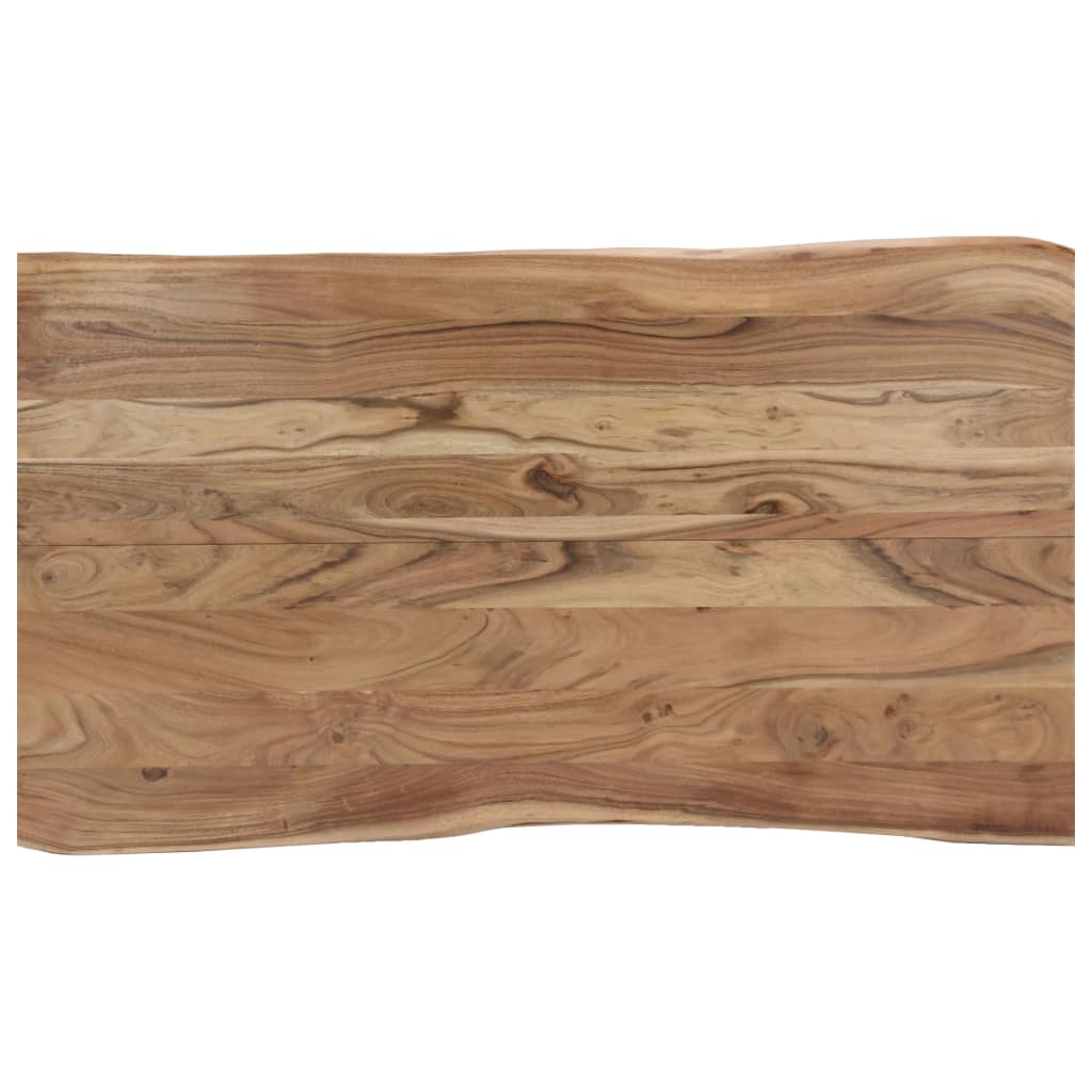 vidaXL Masă de bucătărie, 140 x 80 x 76 cm, lemn masiv de acacia