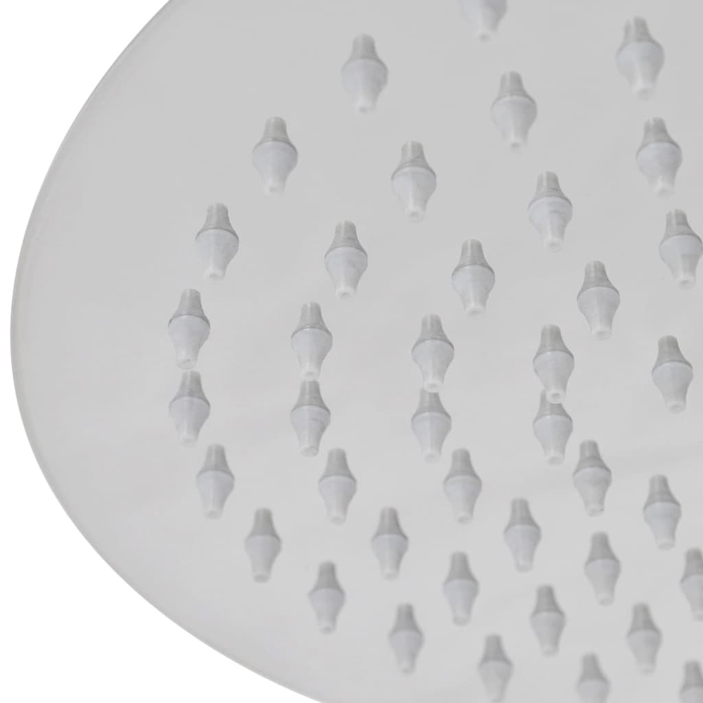 vidaXL Cap de duș rotund tip ploaie, oțel inoxidabil, 40 cm