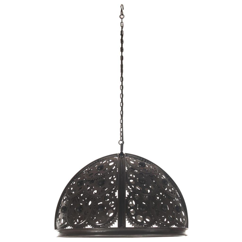 vidaXL Lampă de tavan industrială cu lanț, model roată, 65 cm, E27