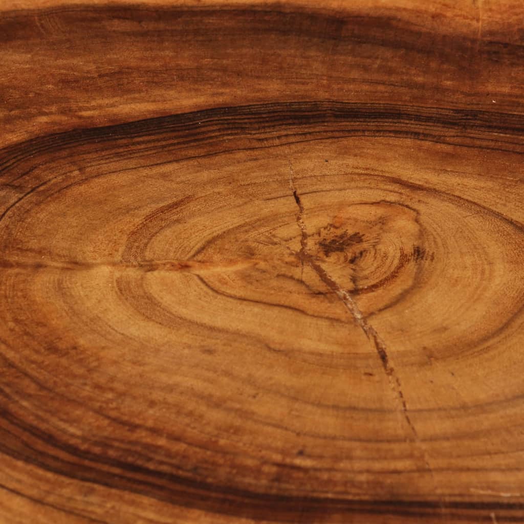 vidaXL Măsuță de cafea, 60 x 55 x 25 cm, lemn masiv de acacia