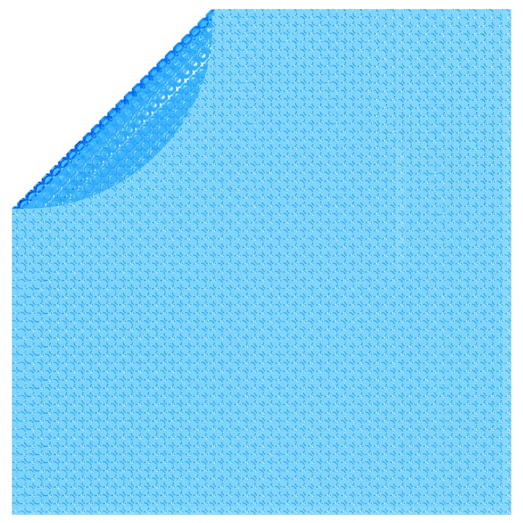 vidaXL Folie solară plutitoare piscină, rotundă, PE, 300 cm, albastru