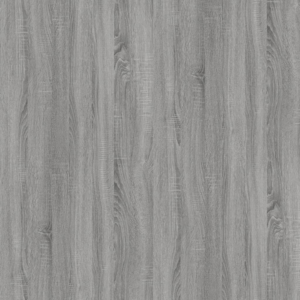 vidaXL Birou, gri sonoma, 100x49x75 cm, lemn prelucrat