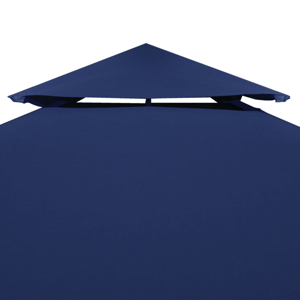 vidaXL Copertină rezervă acoperiș pavilion, albastru, 3x3 m, 310 g/m²