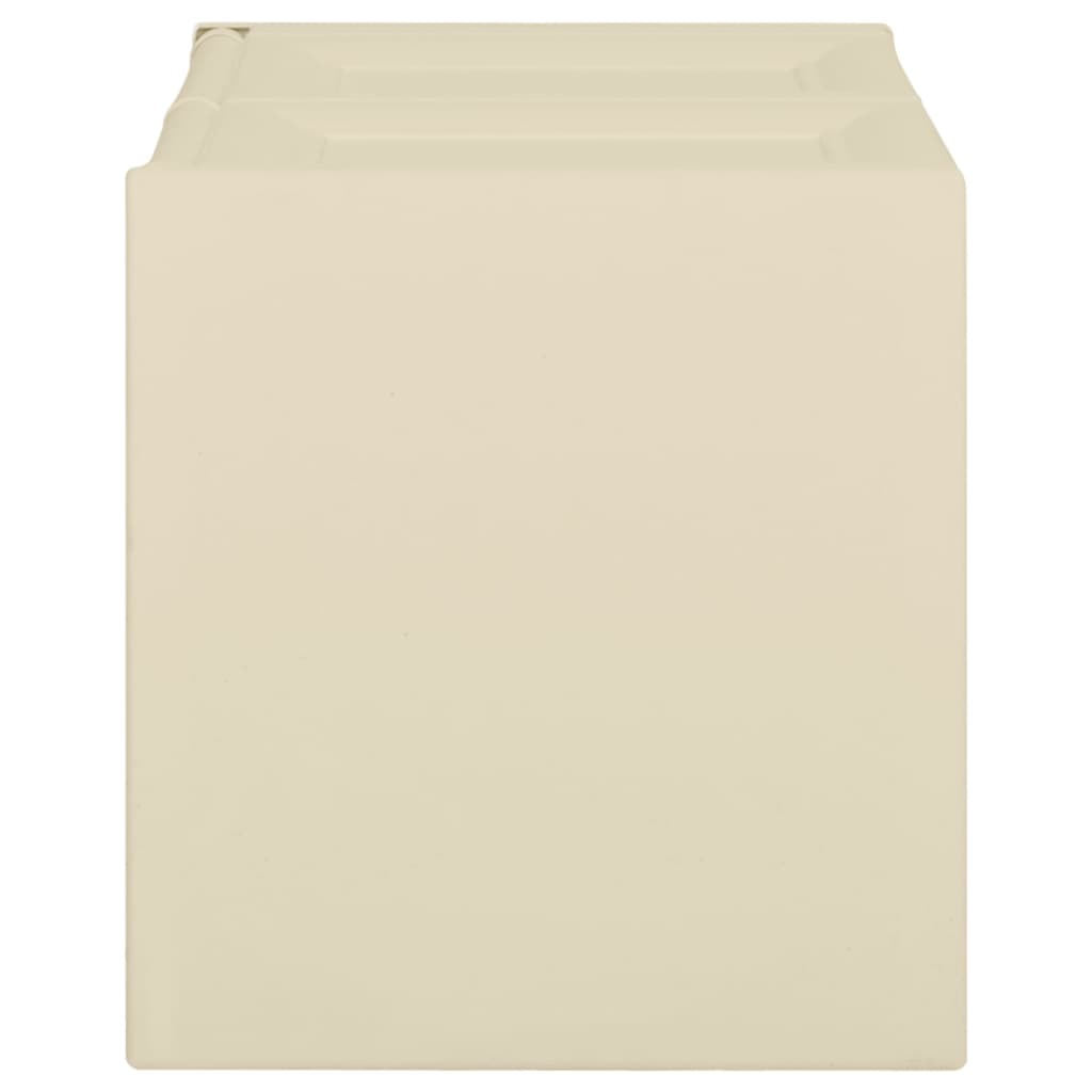 vidaXL Cutie de perne, alb angora, 86x40x42 cm, 85 L