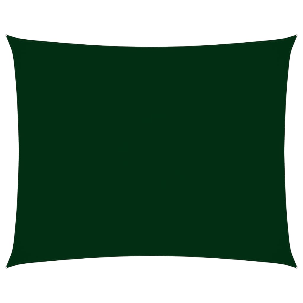 vidaXL Parasolar verde închis 3,5x4,5m țesătură oxford dreptunghiular