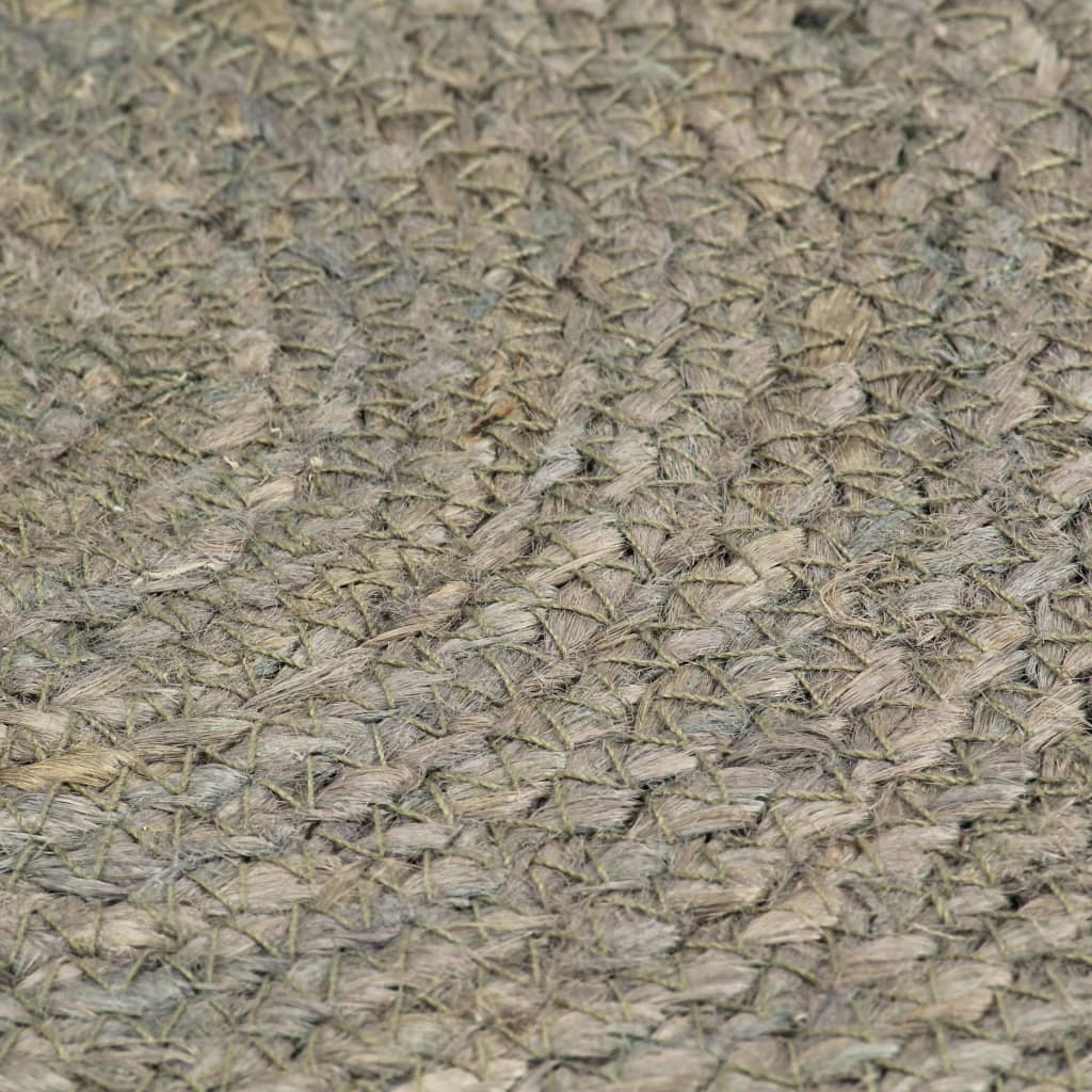 vidaXL Naproane, 6 buc., gri, 38 cm, rotund, iută