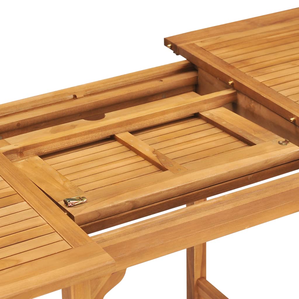 vidaXL Set mobilier de grădină, 5 piese, lemn masiv de tec