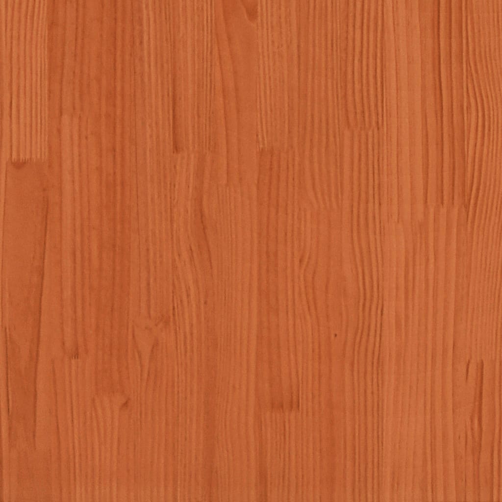 vidaXL Rastel lemne de foc, maro ceruit, 108x64,5x110cm lemn masiv pin
