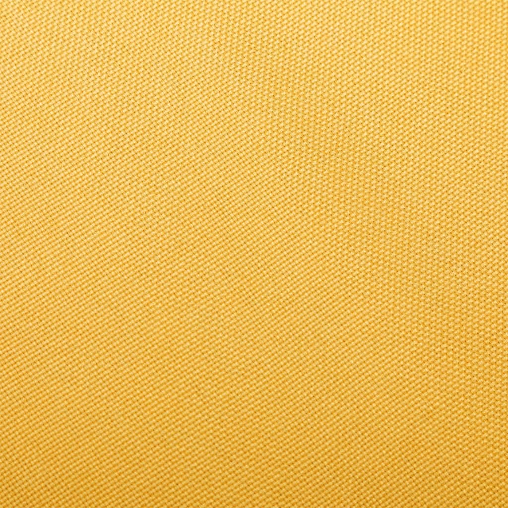 vidaXL Scaun balansoar, galben muștar, material textil