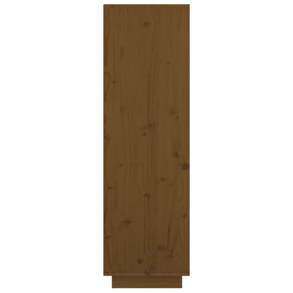 vidaXL Dulap înalt, maro miere, 74x35x117 cm, lemn masiv de pin