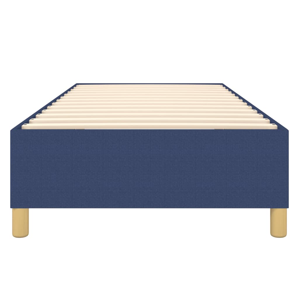 vidaXL Cadru de pat, albastru, 100 x 200 cm, material textil