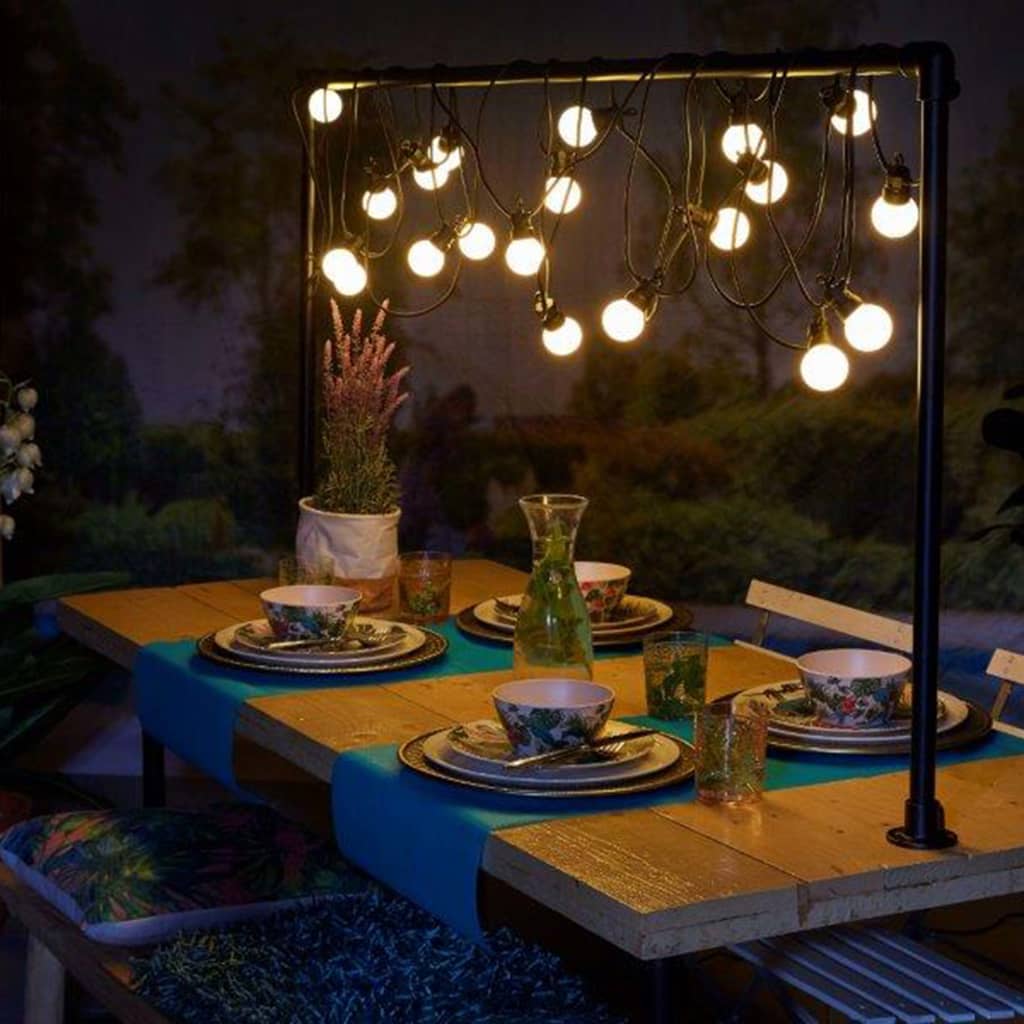 Luxform Set lumini petrecere pentru grădină, cu 20 LED-uri ”Honolulu”